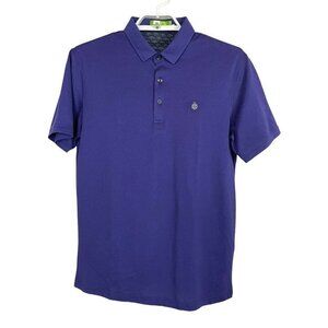 St. Lynn Men's Size M Blue Polo Cotton Shirt